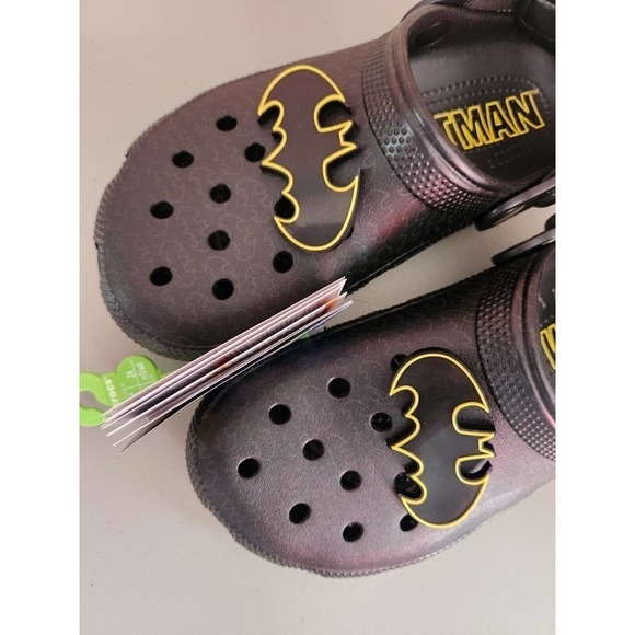 New Crocs Batman Adjustable SR Clog US- M6/W8 Unisex Black - Picture 2 of 12
